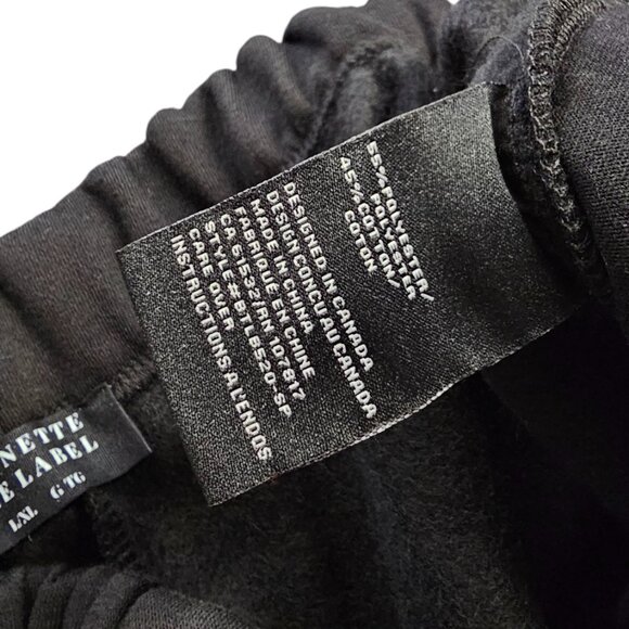 Brunette The Label Womens Best Friend Short, Black, Sweat Short, Lounge, L/XL - Picture 7 of 9